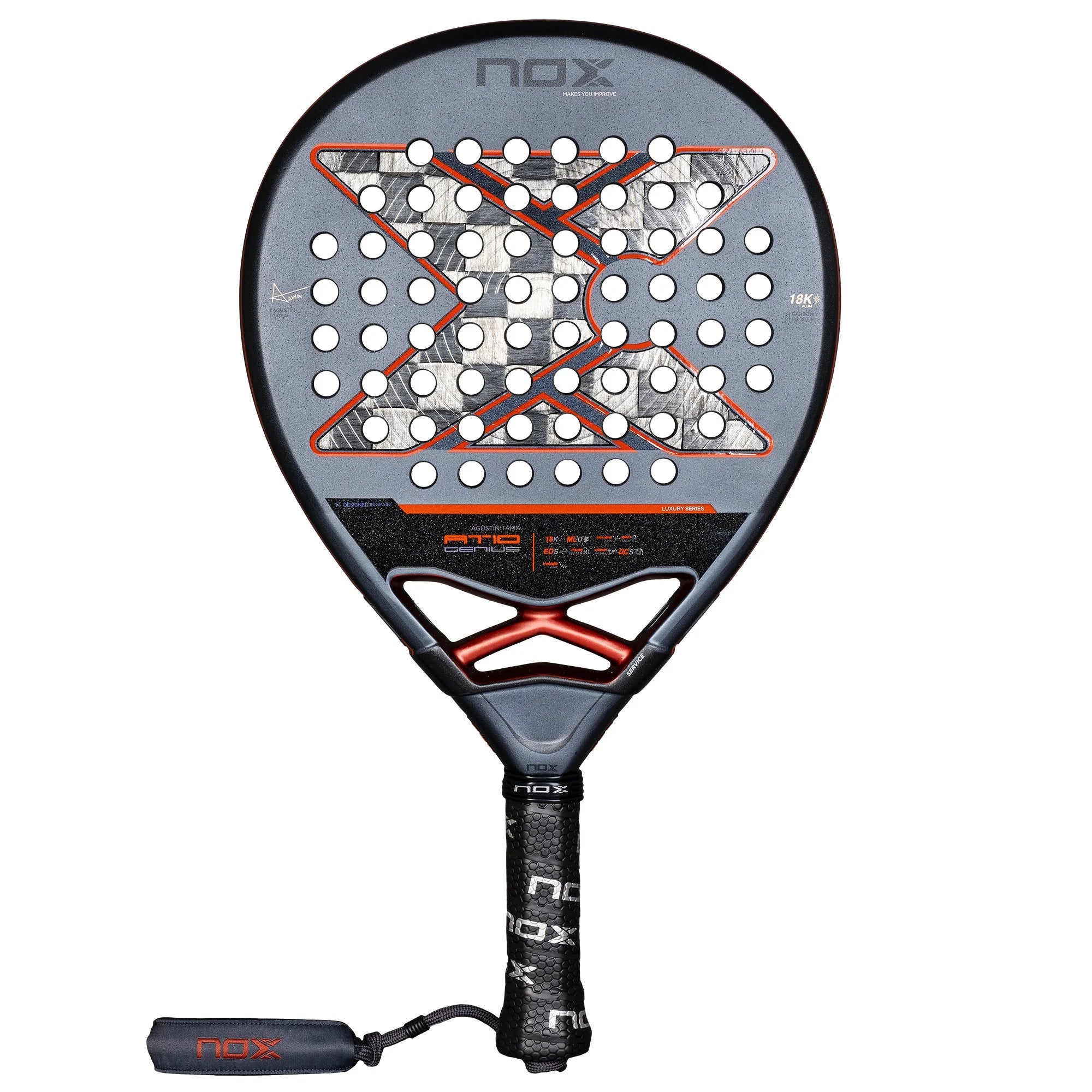 Racheta padel Nox AT10 Luxury GENIUS 18K Alum 2025