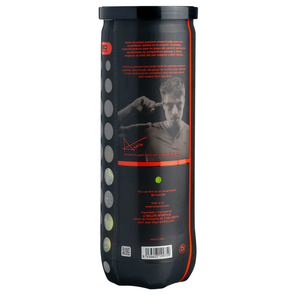 NERBO Padel Balls | 3-ball canister
