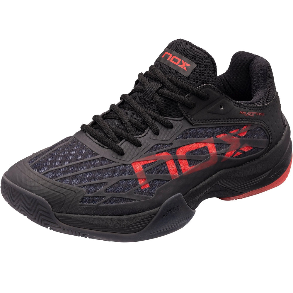 Pantofi padel Nox AT10 LUX  Black/Red