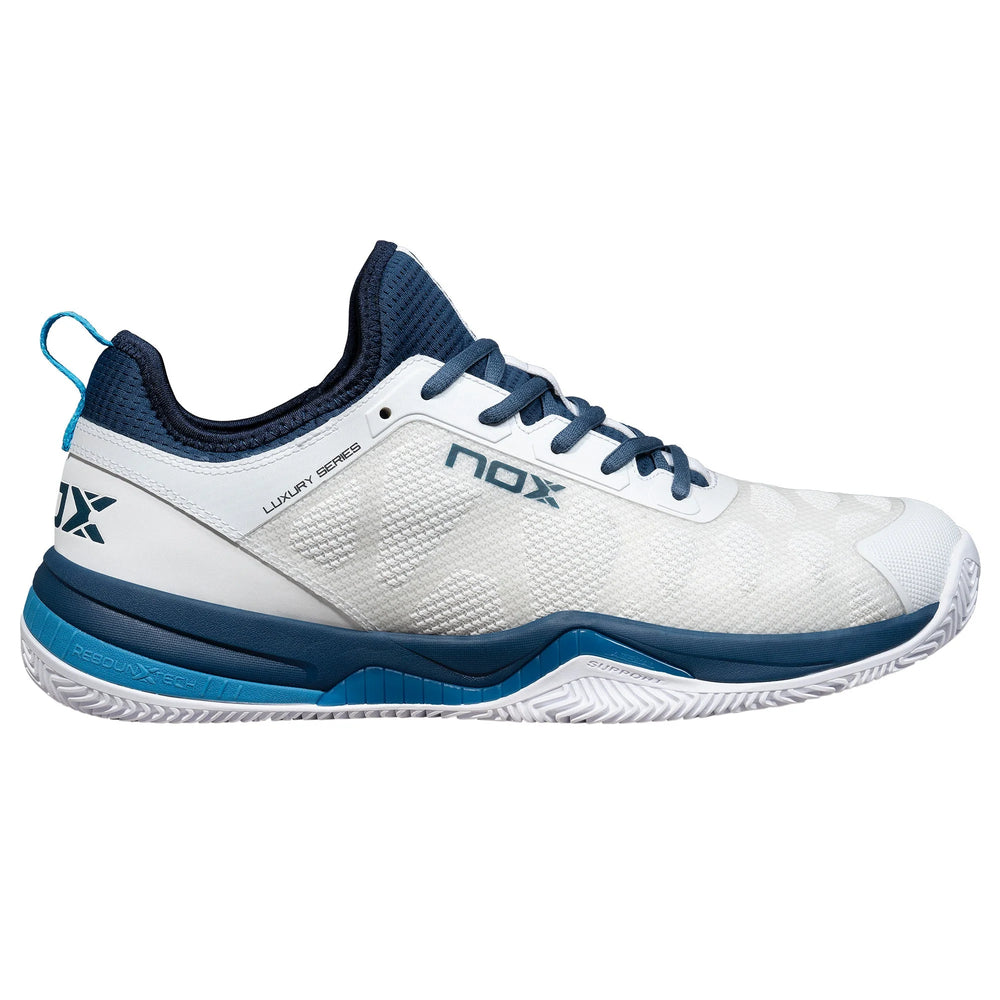 Pantofi padel  Nox NERBO  White/Swedish Blue
