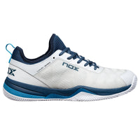 Pantofi padel  Nox NERBO  White/Swedish Blue