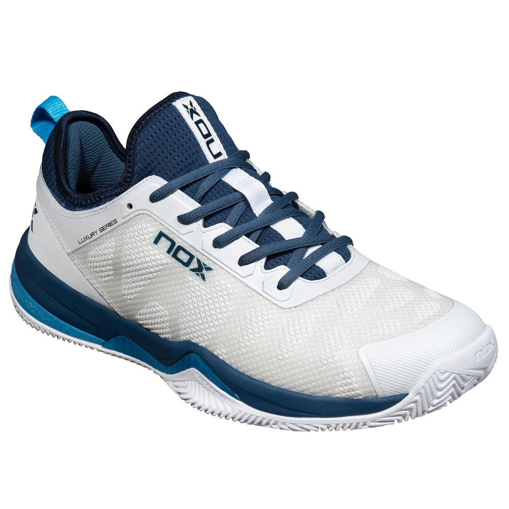 Pantofi padel  Nox NERBO  White/Swedish Blue