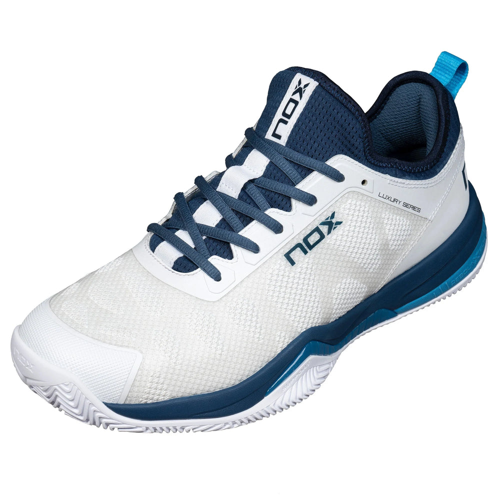 Pantofi padel  Nox NERBO  White/Swedish Blue