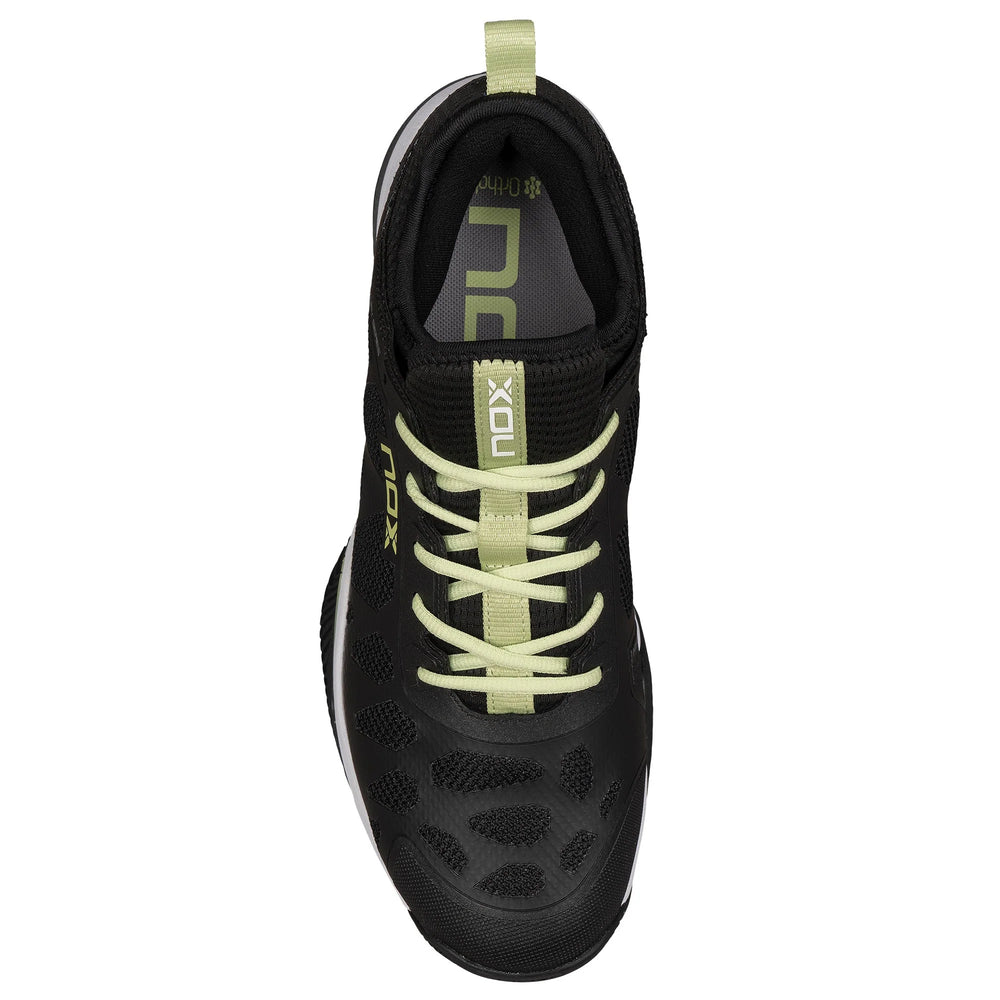 Pantofi padel  Nox NERBO  Black/Soft Lime
