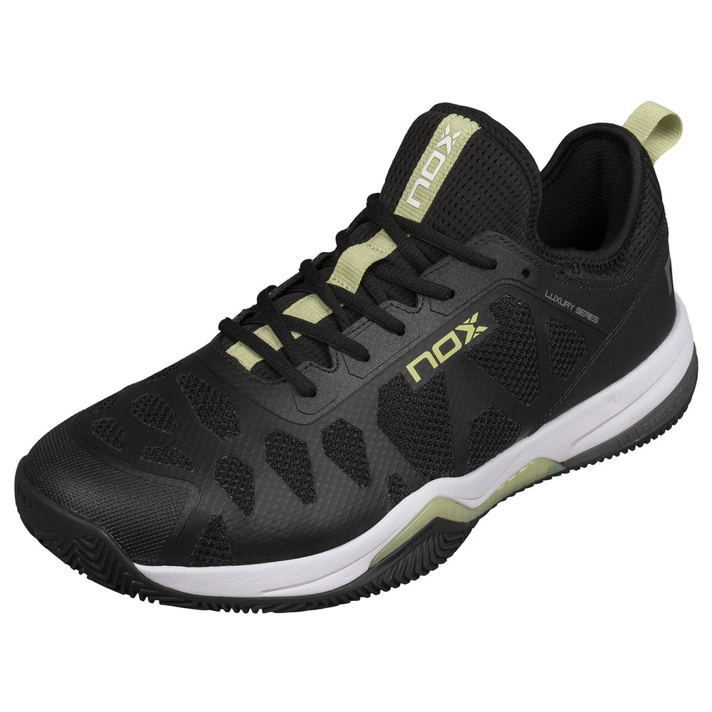 Pantofi padel  Nox NERBO  Black/Soft Lime
